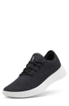 Allbirds Men's Wool Runner Go In Natural Black/blizzard