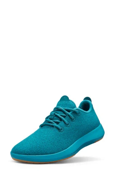 Allbirds Wool Runner Mizzle Sneaker In Thrive Teal/ Rugged Khaki