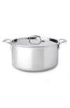 All-clad 8-quart Stainless Steel Stockpot In Silver