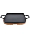 ALL-CLAD ALL-CLAD CAST IRON GRIDDLE WITH SQUARE TRIVET
