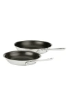 All-clad D3 Pro Set Of 2 Nonstick Fry Pans
