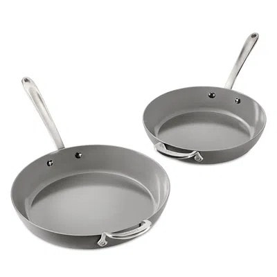 All-clad All Clad Ha1 Ceramic 12 Frypan With Lid In Gray