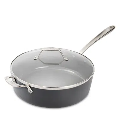 All-clad All Clad Ha1 Ceramic 6 Qt. Saute Pan And Lid In Gray