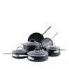 All-clad Ha1 Expert 10 Piece Cookware Set In Black