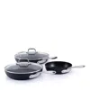 All-clad Ha1 Expert 5 Piece Cookware Set In Black