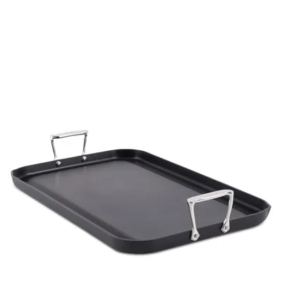 All-clad Ha1 Expert Cookware Nonstick Double Burner Griddle In Black