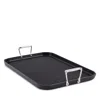 All-clad Ha1 Expert Cookware Nonstick Double Burner Grill In Black