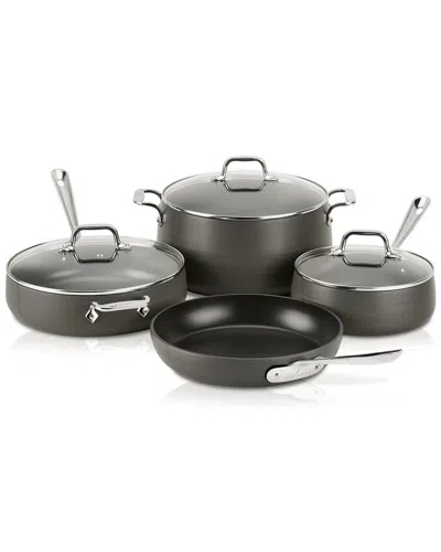All-clad Ha1 Hard Anodized Nonstick Cookware 7pc Set In Black