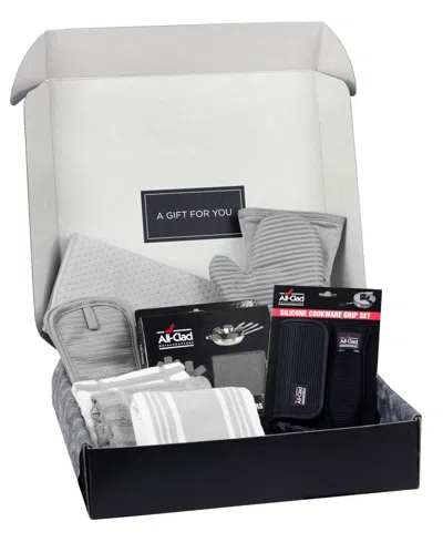 All-clad Celebration Collection, 10-piece Gift Set In Titanium