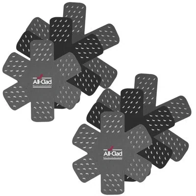 All-clad Cookware Protectors In Gray,black