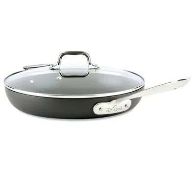 All-clad Ha1™ 12" Non-stick Frying Pan With Lid In Black