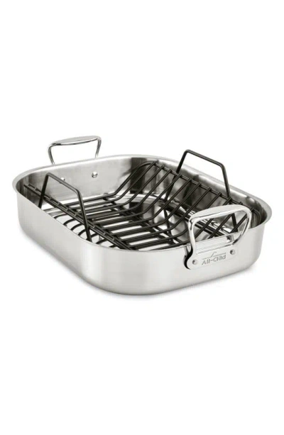 All-clad Large Stainless Steel Roasting Pan & Roaster Rack