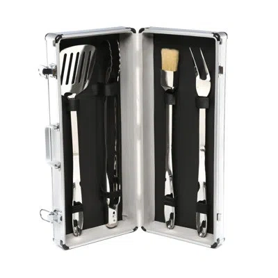All-clad Professional Tools Grilling Tool Set In Polished Stainless Steel