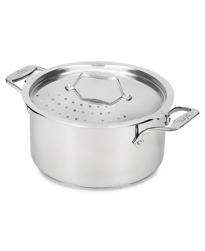 All-clad Simply Strain Stainless Steel 6-quart Multipot With Straining Lid