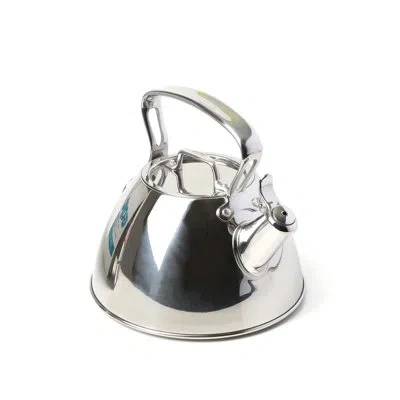 All-clad Specialty 2 Qt. Stainless Steel Whistling Stovetop Kettle In Silver