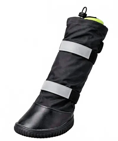 Alldogboots Hi-toppers Snow Rain Dog Boots In Black
