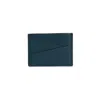 Allegorie Men's Blue Apple Leather Puzzle Cardholder - Navy In Green