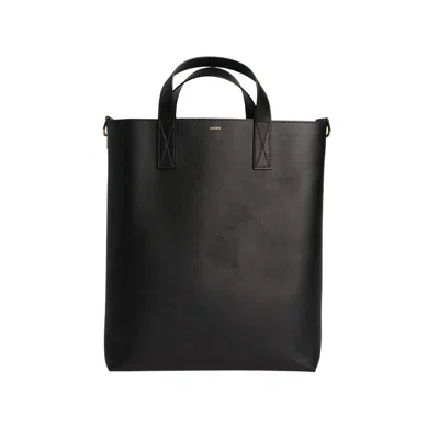 Allegorie Women's Apple Leather Tote Bag - Black & Turquoise