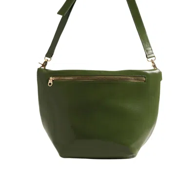 Allegorie Women's Green Cactus Leather Crossbody Bag
