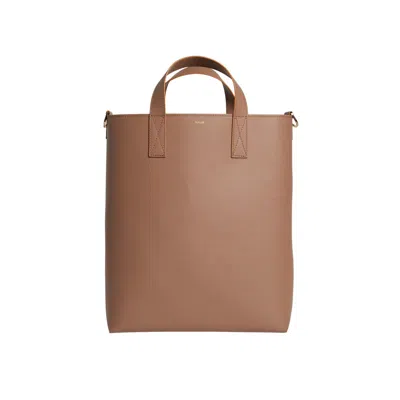 Allegorie Women's Pink Apple Leather Tote Bag - Dusty Rose