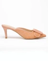 Allegra James Women's Neutrals / Brown Cara Beige Work Evening Suede Mule In Apricot