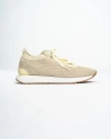 Allegra James Josie Knit Sneaker In Beige