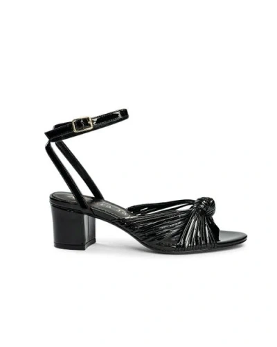 Allegra James Layla Knot Sandal In Black