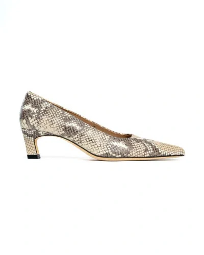 Allegra James Nellie Kitten Heel Pump In Snake