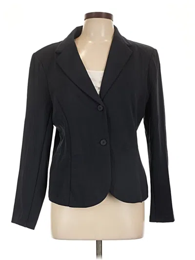 Pre-owned Allegra K Blazer Jacket In Black