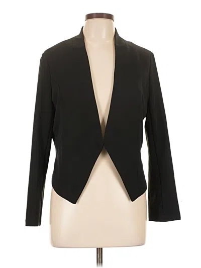 Pre-owned Allegra K Blazer Jacket In Black