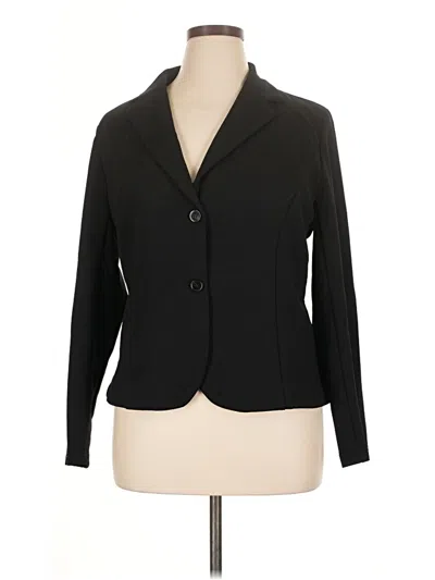 Pre-owned Allegra K Blazer Jacket In Black