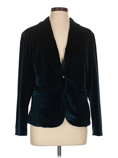 Pre-owned Allegra K Blazer Jacket In Blue