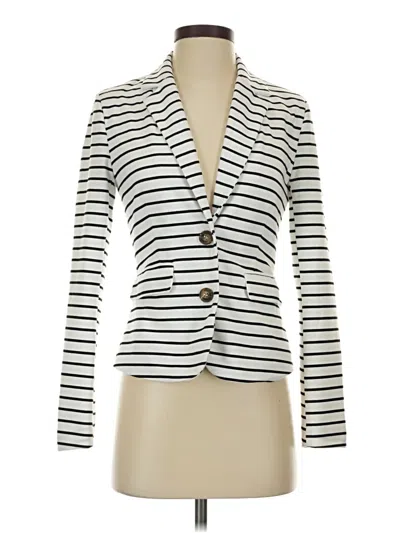Pre-owned Allegra K Blazer Jacket In Ivory