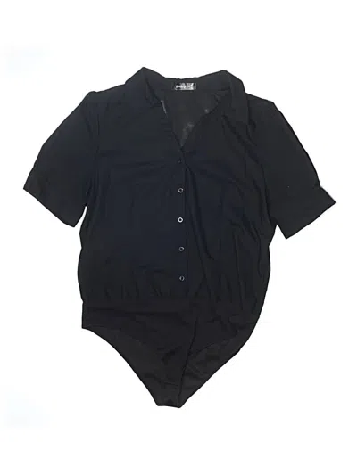 Pre-owned Allegra K Bodysuit In Black