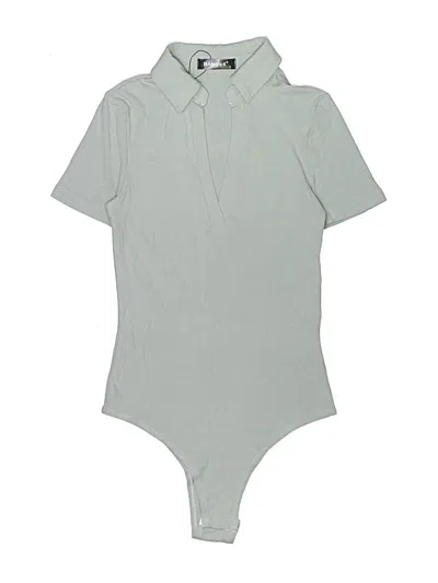 Pre-owned Allegra K Bodysuit In Gray
