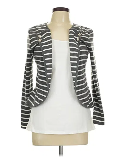 Pre-owned Allegra K Cardigan Sweater In Gray