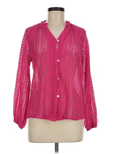 Pre-owned Allegra K Cardigan Sweater In Pink