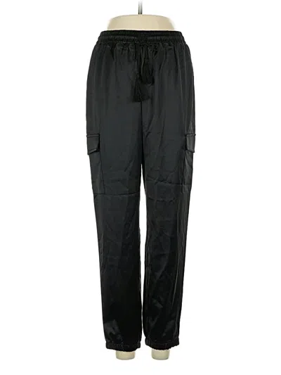 Pre-owned Allegra K Cargo Pants In Black