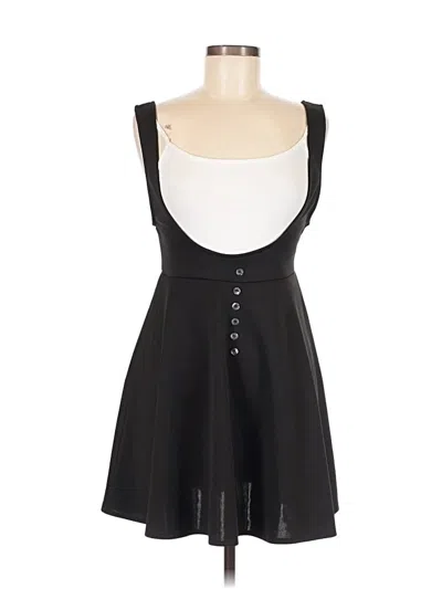 Pre-owned Allegra K Casual Dress In Black
