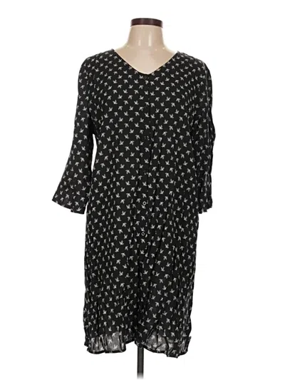 Pre-owned Allegra K Casual Dress In Black