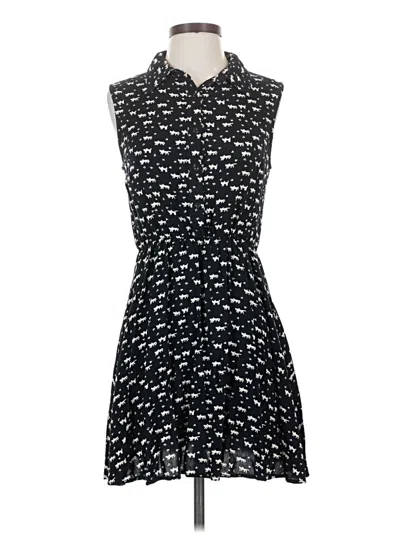 Pre-owned Allegra K Casual Dress In Black