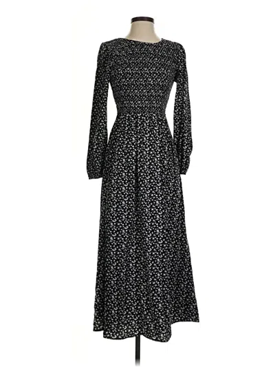 Pre-owned Allegra K Casual Dress In Black