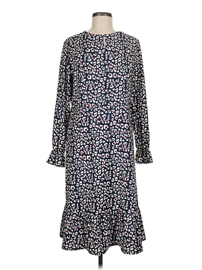 Pre-owned Allegra K Casual Dress In Blue