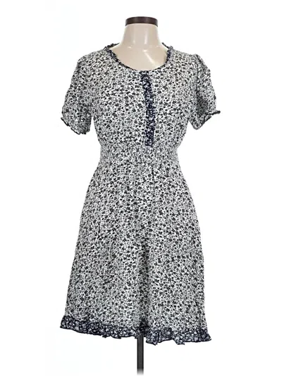 Pre-owned Allegra K Casual Dress In Gray