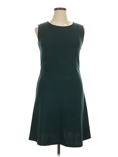 Pre-owned Allegra K Casual Dress In Green