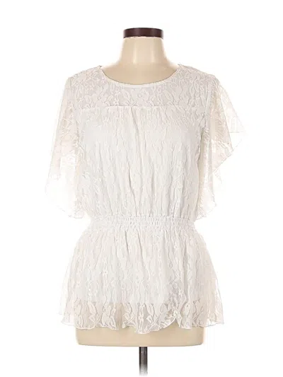 Pre-owned Allegra K Casual Dress In Ivory