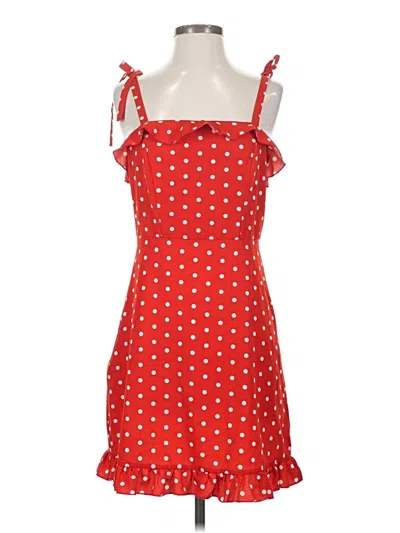 Pre-owned Allegra K Casual Dress In Red