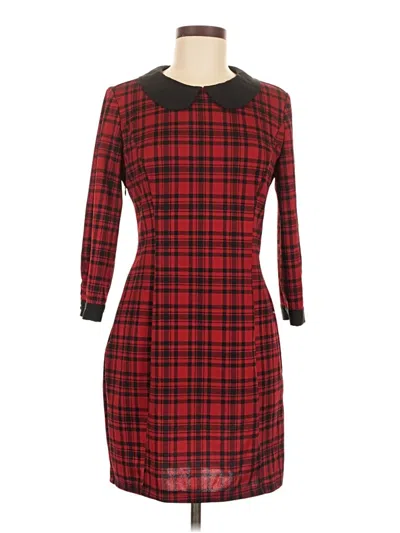 Pre-owned Allegra K Casual Dress In Red