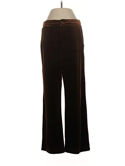 Pre-owned Allegra K Casual Pants In Brown