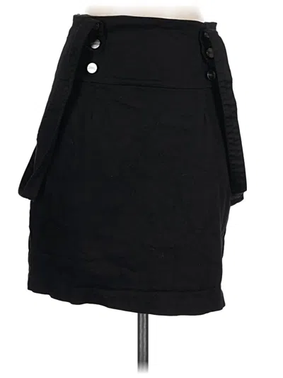 Pre-owned Allegra K Casual Skirt In Black